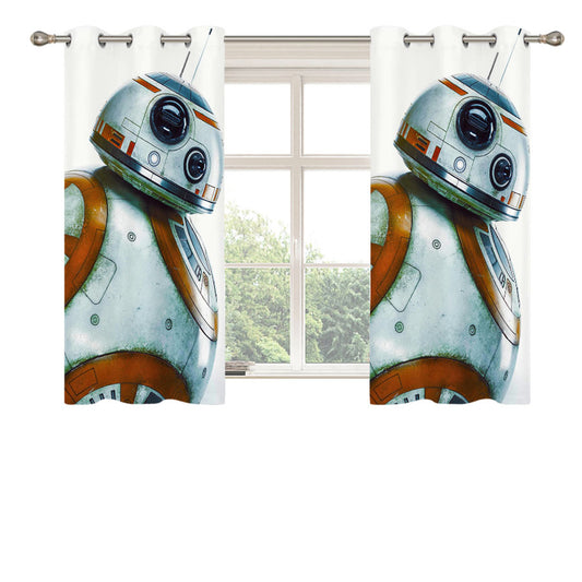 Star Wars Bb 8 Peach Skin Window Curtains