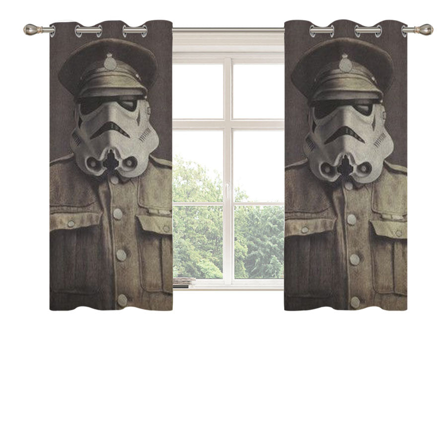 Star Wars Boba Fett Peach Skin Window Curtains