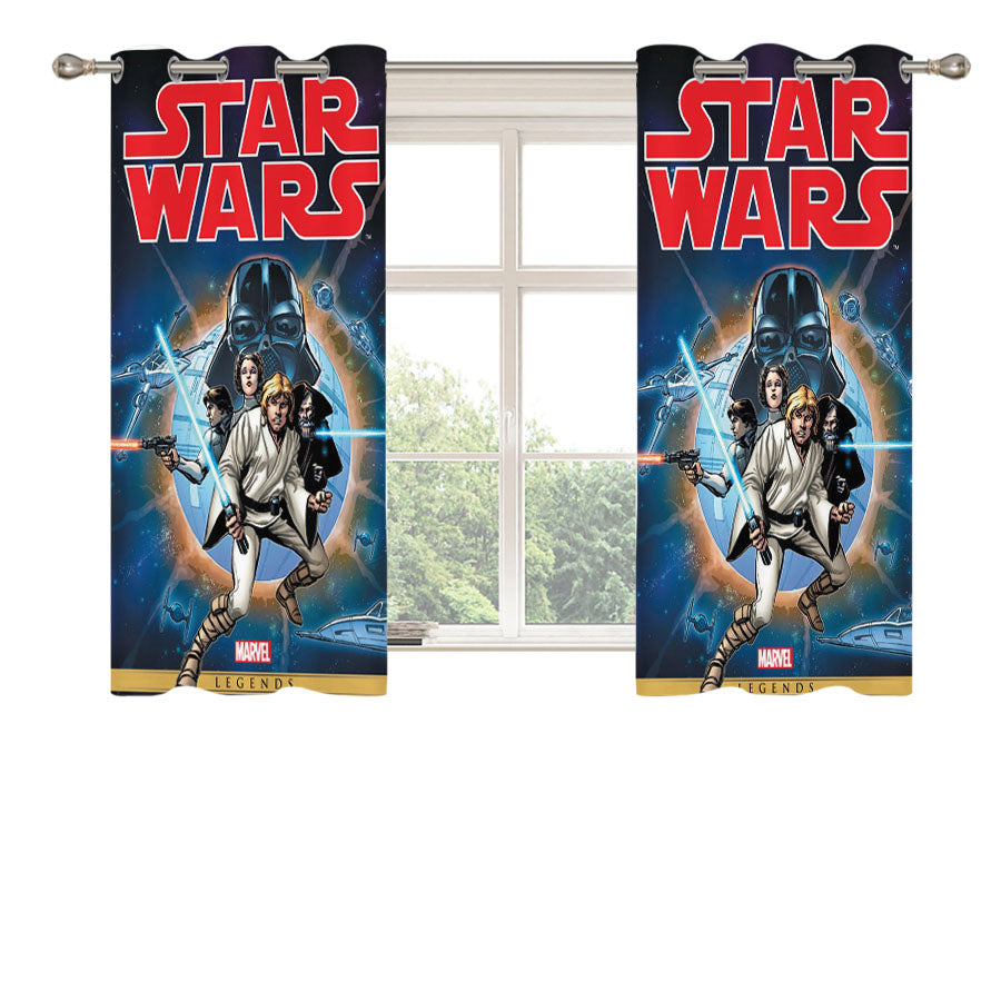 Star Wars Classic Peach Skin Window Curtains