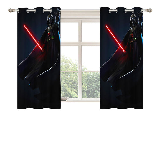 Star Wars Darth Vader Peach Skin Window Curtains