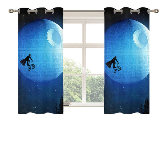 Star Wars Darth Vader Et Peach Skin Window Curtains