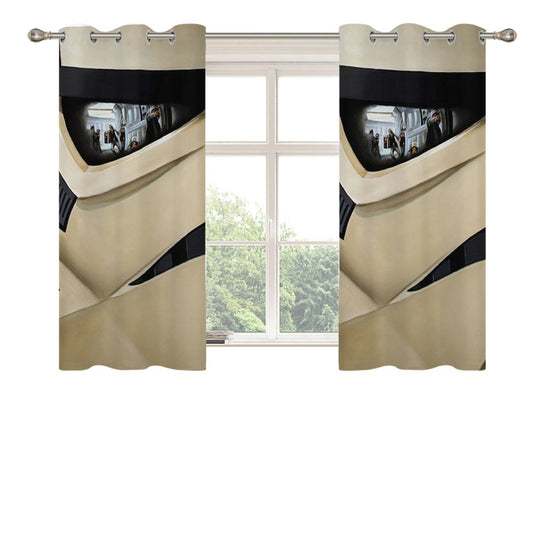 Star Wars Eye Wallpaper Peach Skin Window Curtains