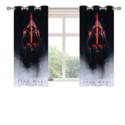 Star Wars Fanart Peach Skin Window Curtains