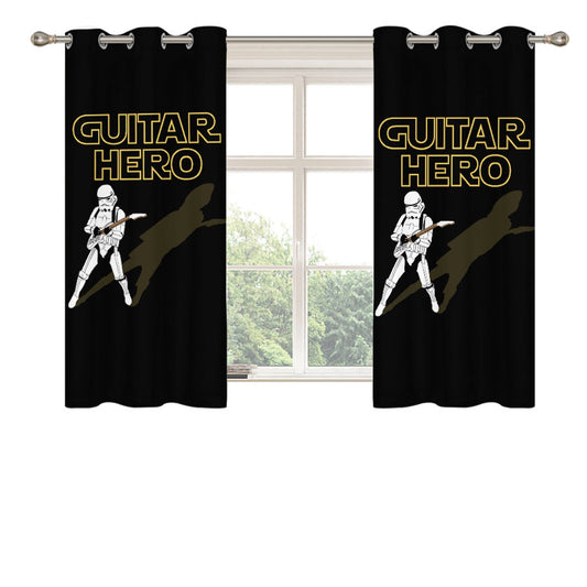 Star Wars Guitar Hero Peach Skin Window Curtains