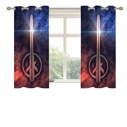 Star Wars Jedi Knight Outcast Wallpapers Peach Skin Window Curtains