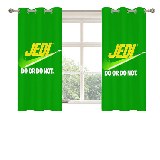 Star Wars Jedi Nike Peach Skin Window Curtains