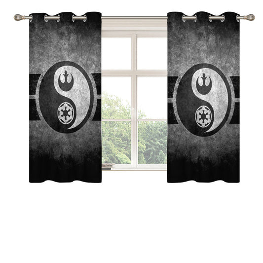 Star Wars Jedi X Empire Peach Skin Window Curtains