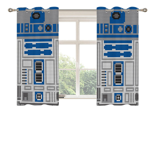 Star Wars Rd Lego Peach Skin Window Curtains