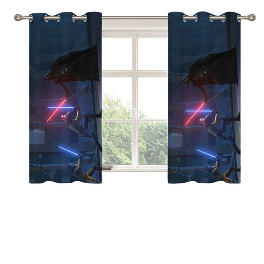 Star Wars Rebels 3 Peach Skin Window Curtains