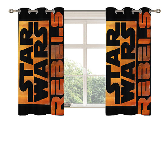Star Wars Rebels 5 Peach Skin Window Curtains