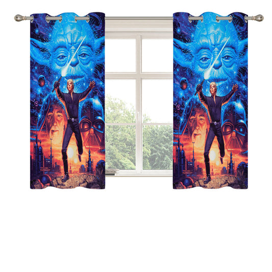 Star Wars Series 3 Art Peach Skin Window Curtains