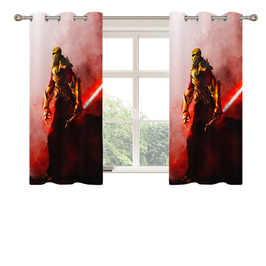 Star Wars Sith Knight Peach Skin Window Curtains