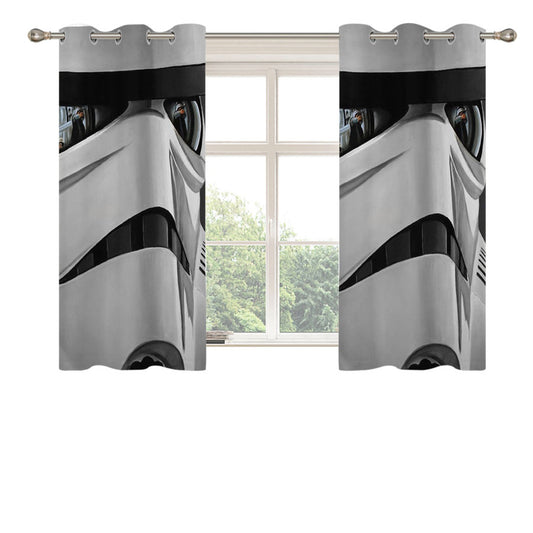 Star Wars Stormtrooper 02 Peach Skin Window Curtains
