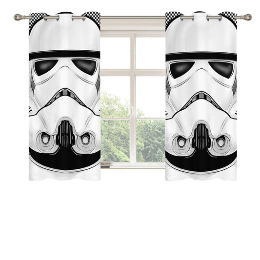 Star Wars Stormtrooper 05 Peach Skin Window Curtains
