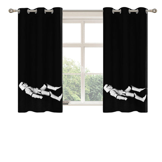 Star Wars Stormtrooper Moonwalk Peach Skin Window Curtains
