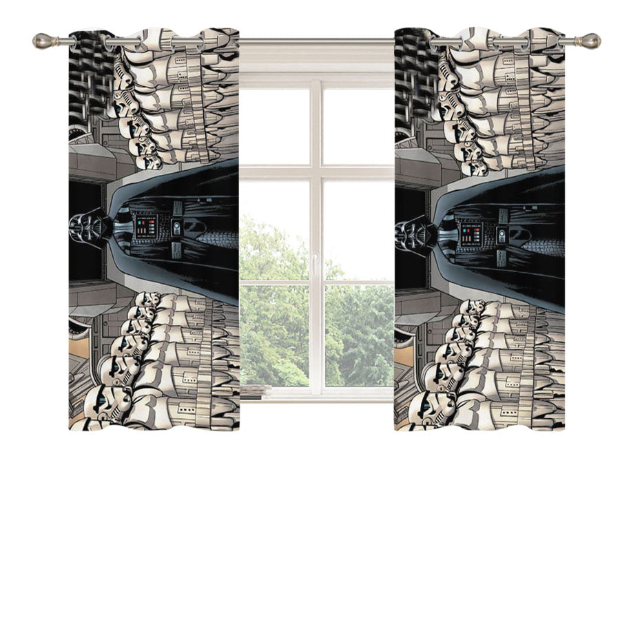 Star Wars Vader Peach Skin Window Curtains