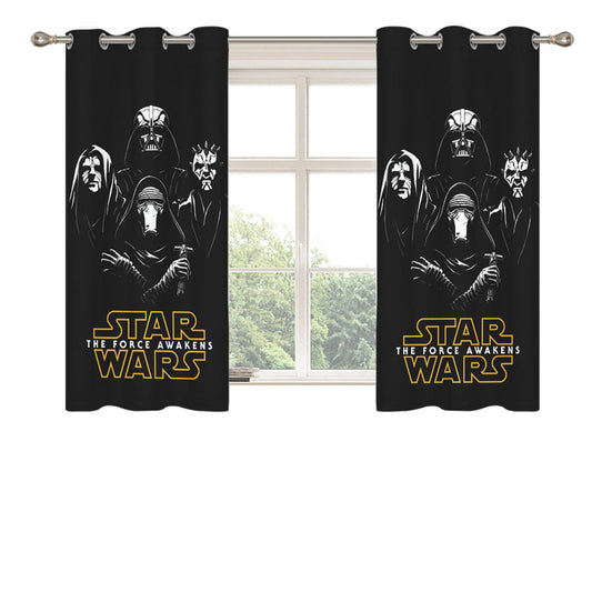 Start Wars Peach Skin Window Curtains