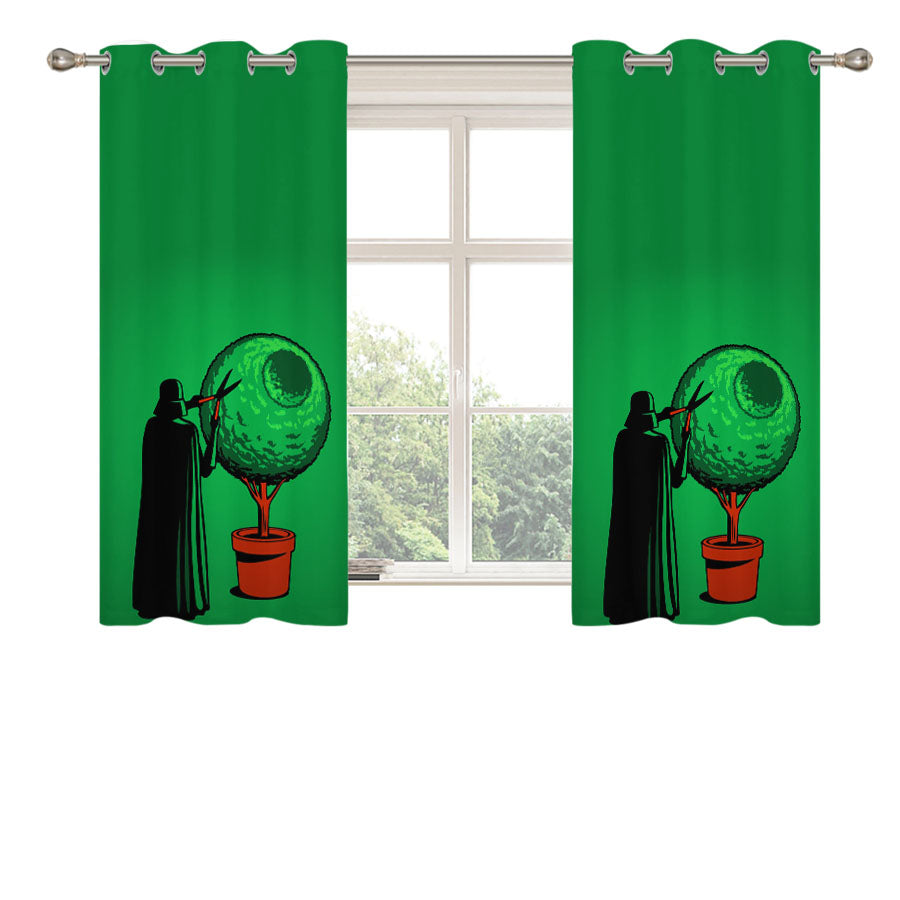 Start Wars Disney Cartoon Peach Skin Window Curtains
