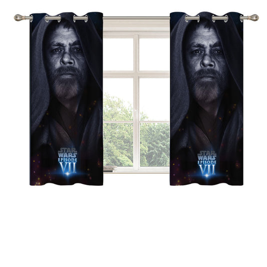 Start Wars Disney Eps Vii Peach Skin Window Curtains