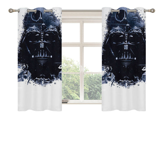 Start Wars Disney Face Cover Peach Skin Window Curtains