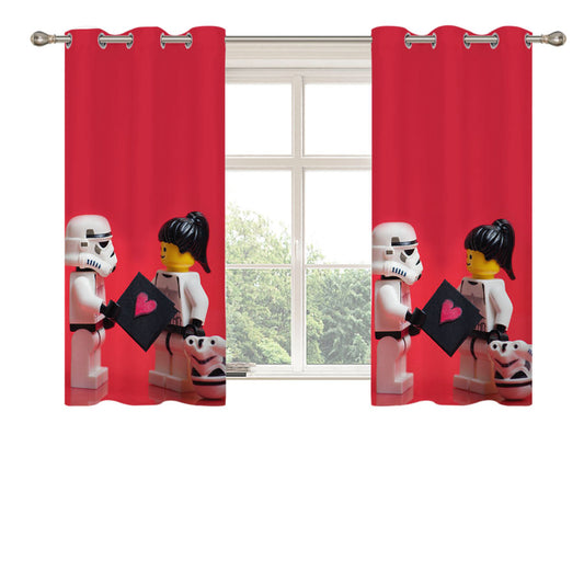 Start Wars Disney Lego Peach Skin Window Curtains