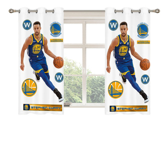 Stephen Curry Peach Skin Window Curtains