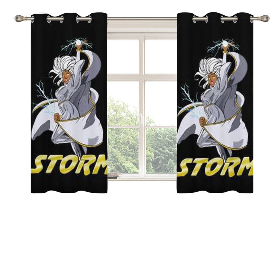 Storm Peach Skin Window Curtains