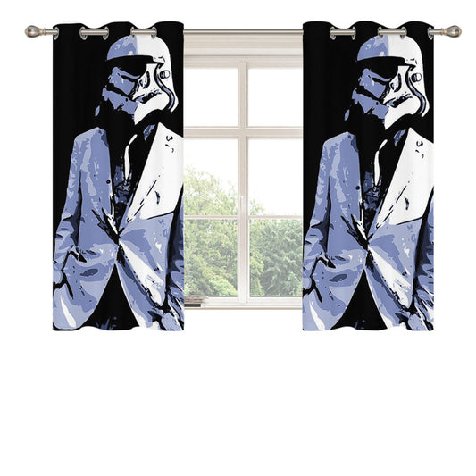Storm Trooper Star Wars Peach Skin Window Curtains