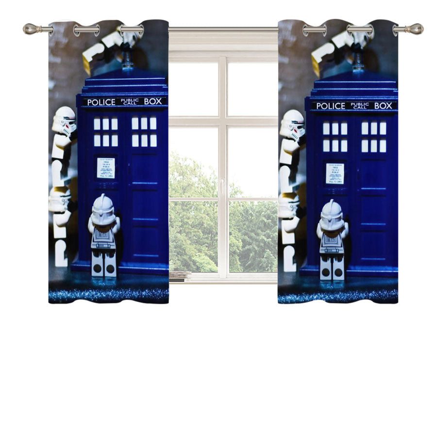 Stormtrooper Star Wars Peach Skin Window Curtains