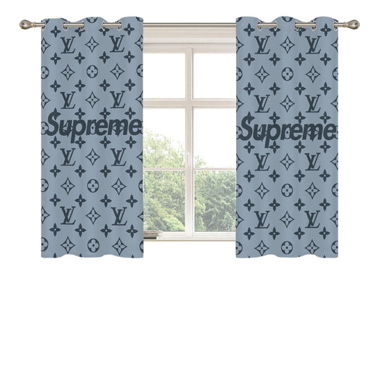Supareme Louis Vuitton Peach Skin Window Curtains