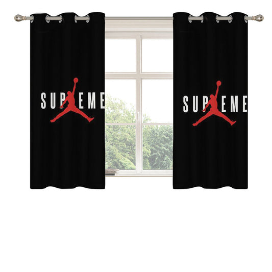 Supreme Jordan Peach Skin Window Curtains
