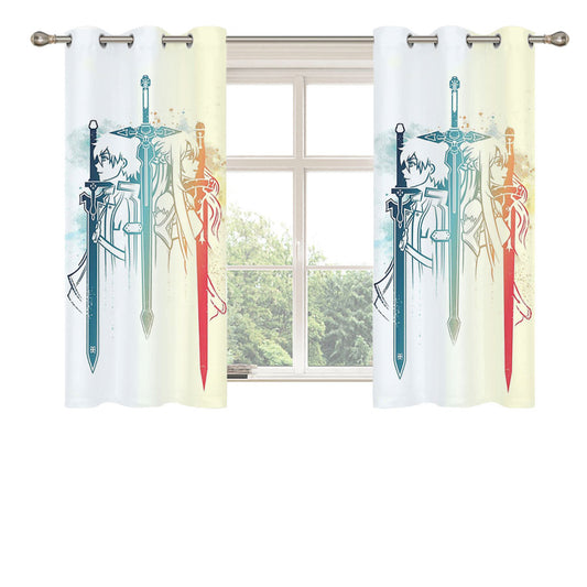 Sword Art Online Peach Skin Window Curtains