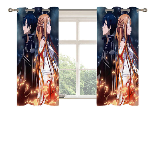 Sword Art Online 4 Peach Skin Window Curtains