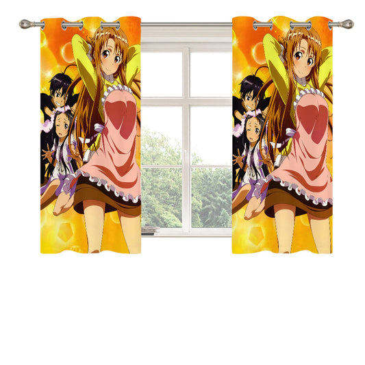 Sword Art Online Family Peach Skin Window Curtains