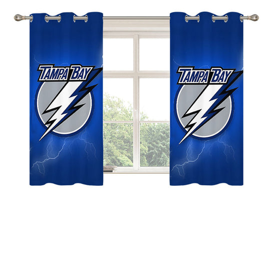 Tampa Bay Lightning Peach Skin Window Curtains