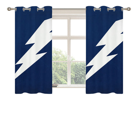 Tampa Bay Lightning Thunder Peach Skin Window Curtains
