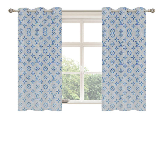 Texture Louis Vuitton Peach Skin Window Curtains
