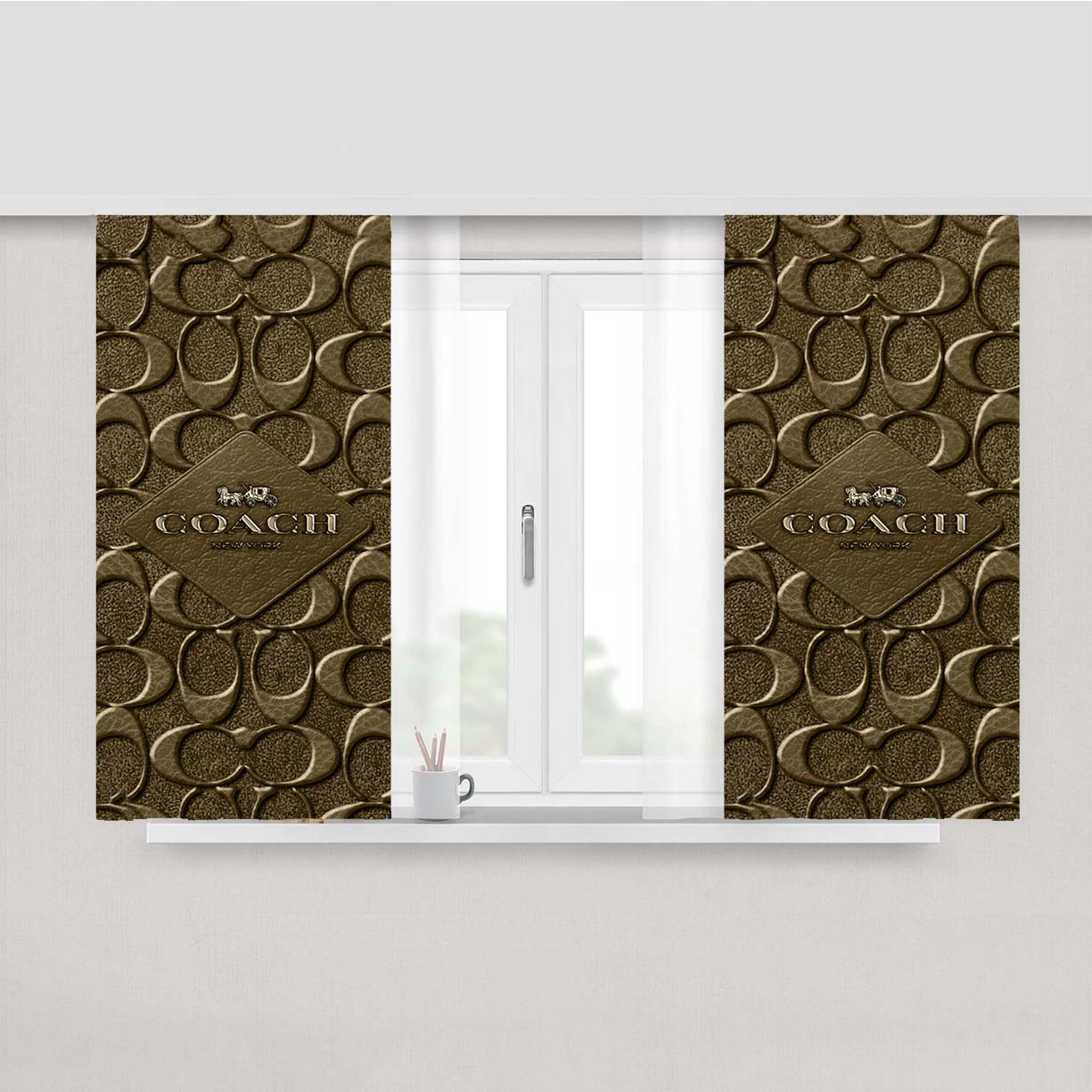 Kid Goten Dragon Ball Z Peach Skin Window Curtains
