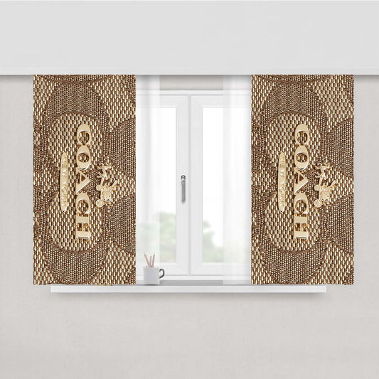Coach Wallet 2 Peach Skin Window Curtains