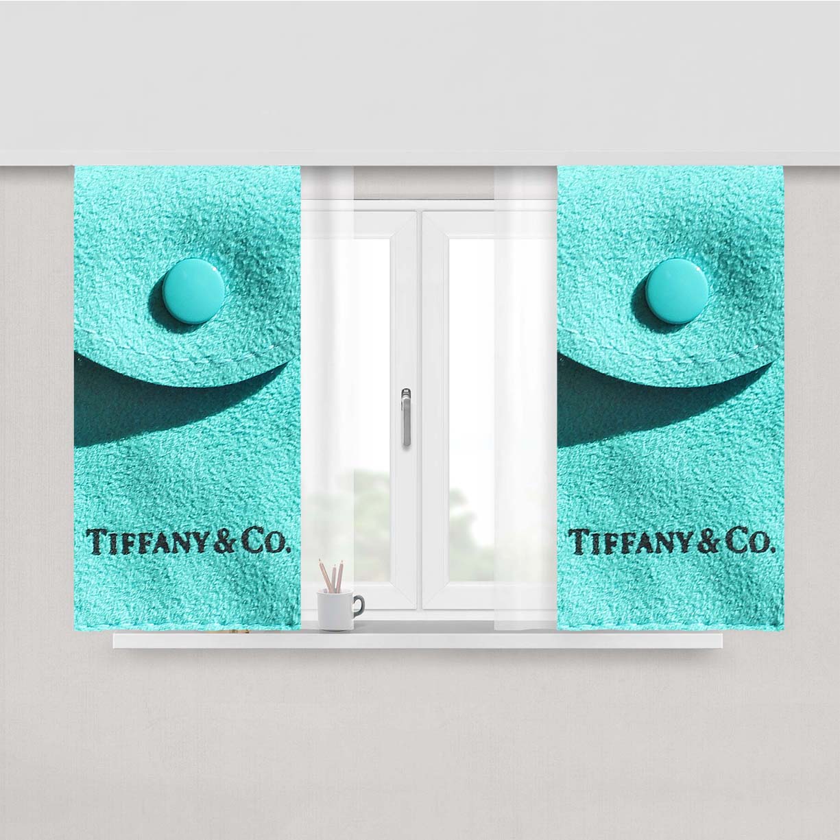 Alabama Crimson Roll Tide 2 Peach Skin Window Curtains
